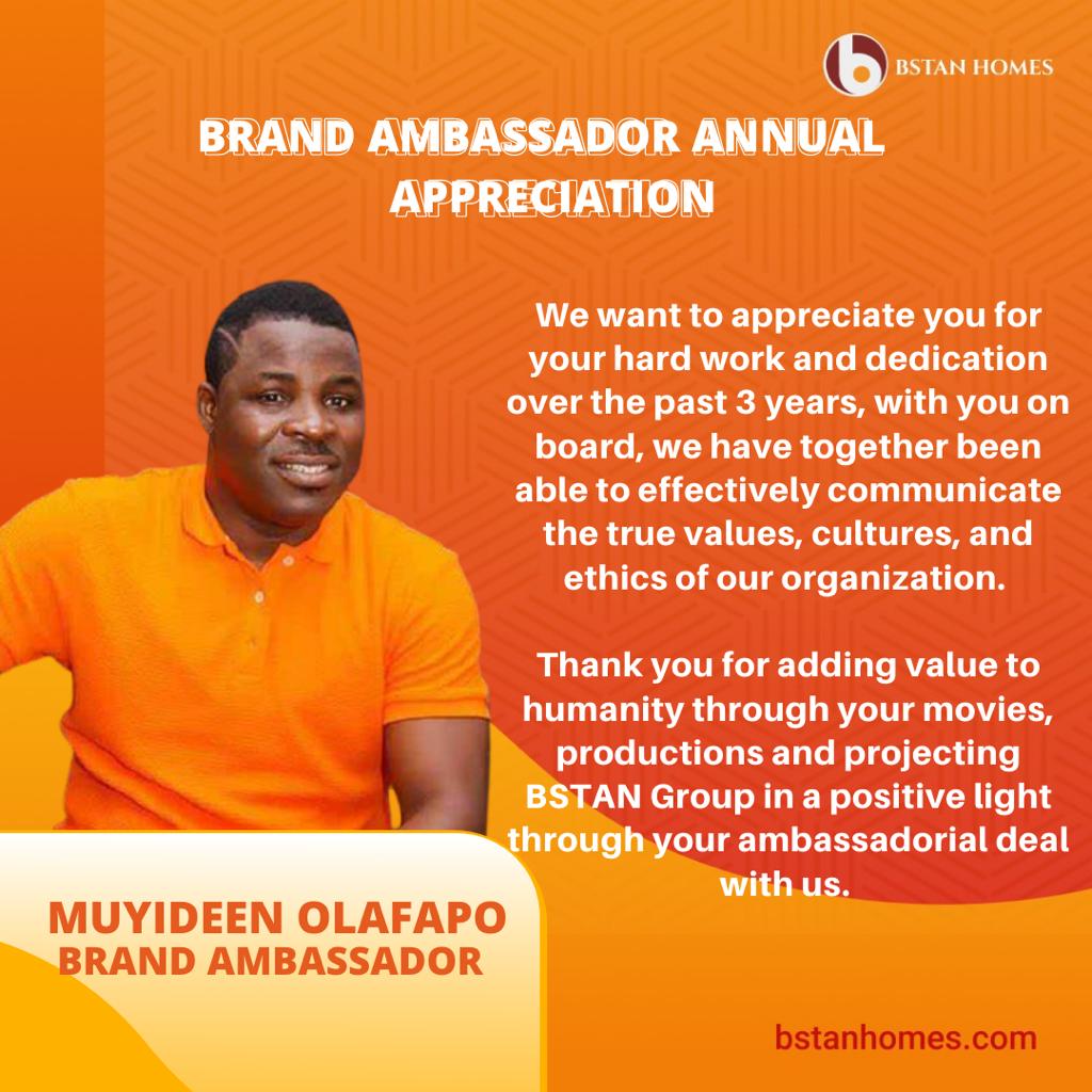 bstan_group's tweet photo. Muyideen Oladapo Lala, popularly known as Lala, is a veteran Nollywood actor, movie director, and film-maker with an Ambassadorial deal with us for over 3 years. Despite the demands in his career, he has been working relentlessly to promote the company’s public &amp; private image https://t.co/RSOVEes2iz