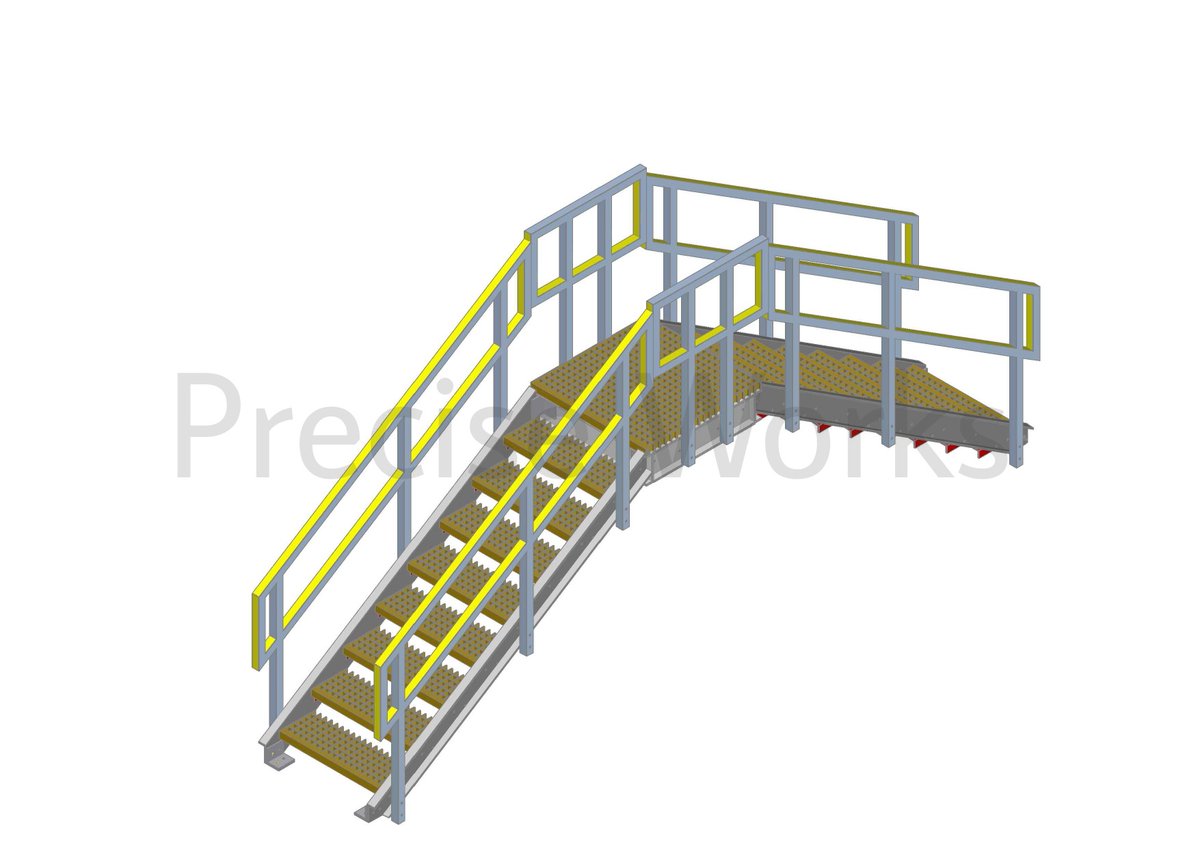 ParthGole4's tweet image. FRP Cross-Over Stair System, w/ Stair Rails and Landing Platform.
#frpstructure #fiberreinforcedplastic