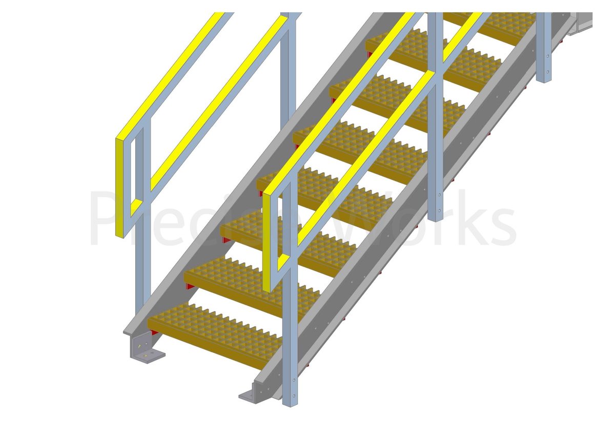 ParthGole4's tweet image. FRP Cross-Over Stair System, w/ Stair Rails and Landing Platform.
#frpstructure #fiberreinforcedplastic