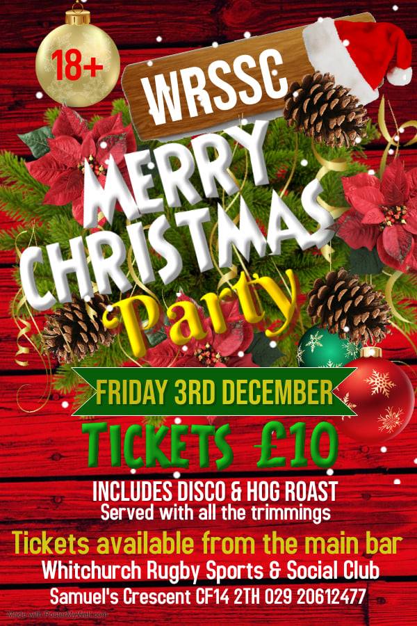 With Christmas fast approaching we have something for everyone; whether it's a party night or Panto, lunchtime catch up or luxury Xmas Dinner, WRSSC have it all this festive period.💃🕺🎄🍴🎅🎶

For more information call our friendly team on 02920 612477.