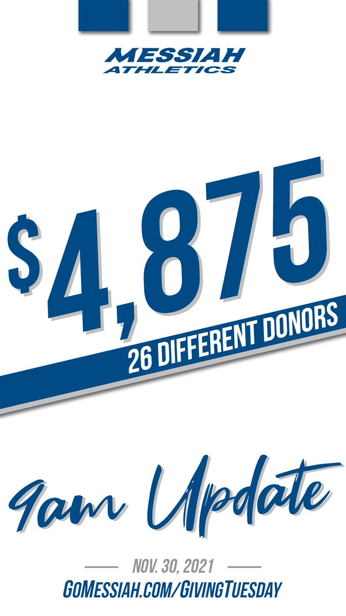 Messiah Athletics tweet media
