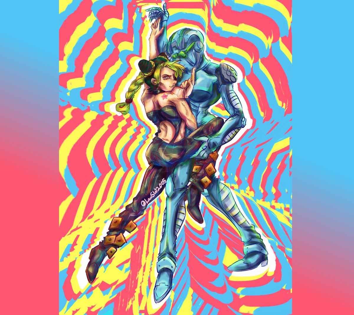 TW Bright colours TW Color epilepsy
LETS GOO!!
#jojosbizarreadventure #jolynekujo #StoneOcean #FANART #myart