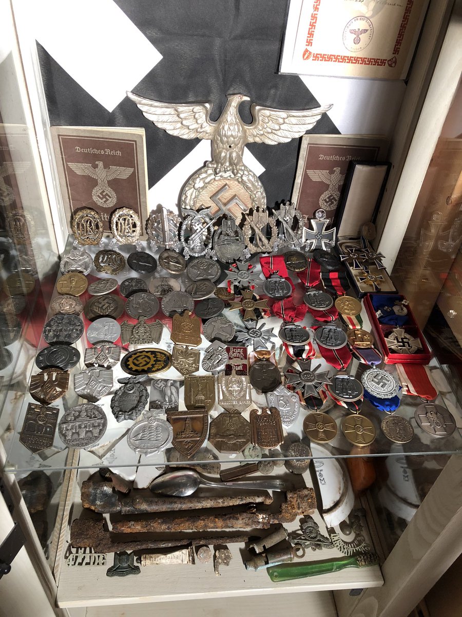 Some of my “tinnies” and awards etc from the third Reich. #ww2 #ww2german #thirdreichhistory #worldwardiggers