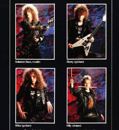 Трэш 4. Тевтонская четверка трэш металла. Тевтонский трэш метал группы. Destruction 1987.