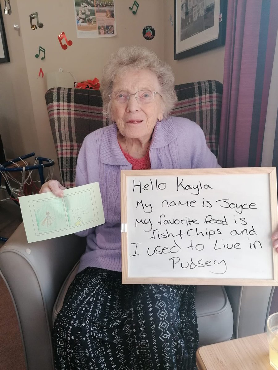 BeechHallLeeds's tweet photo. We are happy to announce we are once again joining in our Leeds community @LeedsResidents this time with Raynville primary school where children send us postcards and we send them our responses back ❤️ it’s made much smiles ❤️ #community #beinginvolved @BBCLeeds @AnchorLaterLife https://t.co/kzkBehuga5