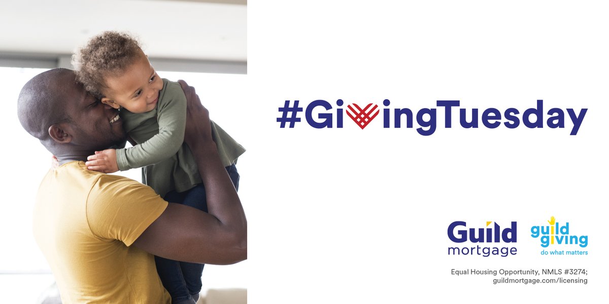 guildmortgageco's tweet photo. Today is #GivingTuesday. Our corporate office is supporting Home Start. Each of our regions is choosing a cause for a 2-to-1 company donation match. Also, Amazon is donating .5% of eligible purchases to a charity of your choice.
#GuildMortgage #GuildGiving https://t.co/3VQlNwyTQG