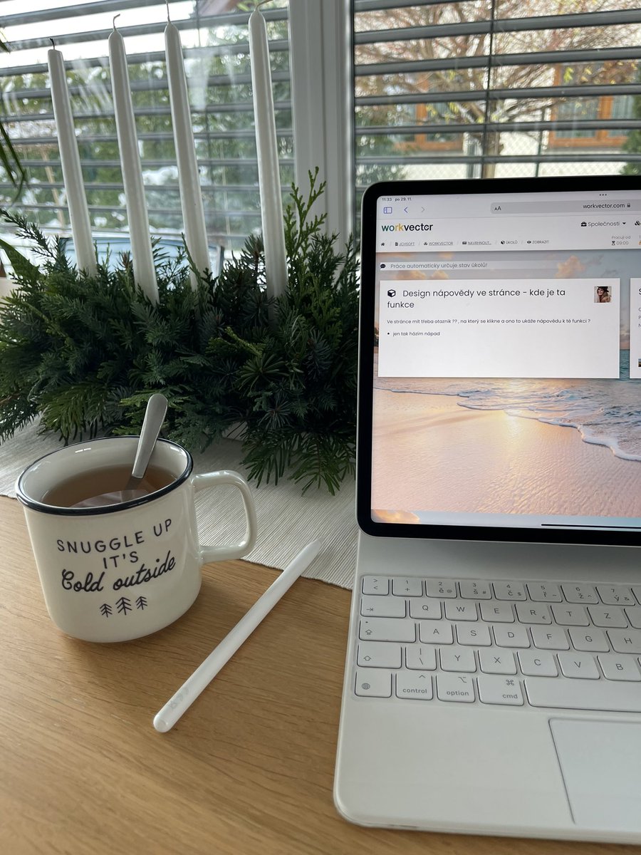 WorkvectorC's tweet image. Příjemný advent 🙂 

#timetrack #remotework #planovač