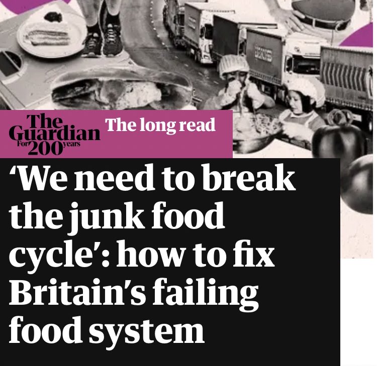 We’re massive advocates of good, honest, natural food and fully supportive of the important message of making real food accessible to all (and regardless of profit margins)!

Very informative article by Bee Wilson. 

amp.theguardian.com/food/2021/nov/… 

#junkfood #food #education #realfood