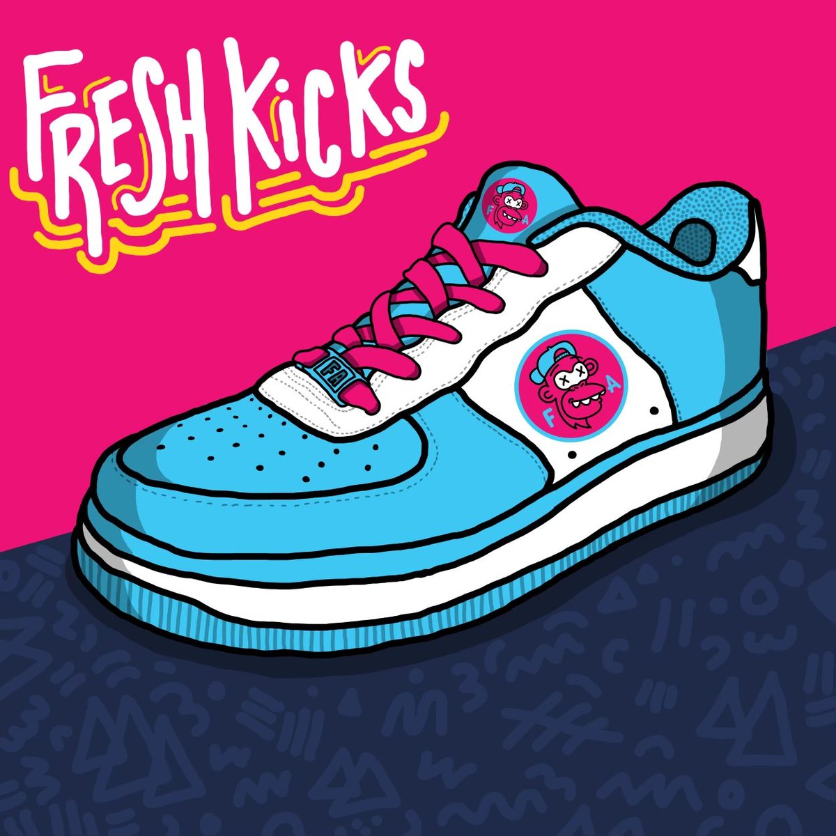 freshapesnft's tweet photo. Introducing Fresh Kicks 👀 custom sneakers, exclusive for Fresh Apes members 🔥

Shoes will be released as an NFT (1K per design)

Fresh Kicks owners will get virtual shoes in the 'Verse and physical pair for real life 💧💧💧

#NFTs #NFTCommunity #nftart #sneakerhead #sneakers https://t.co/Tx4NJZGwfs