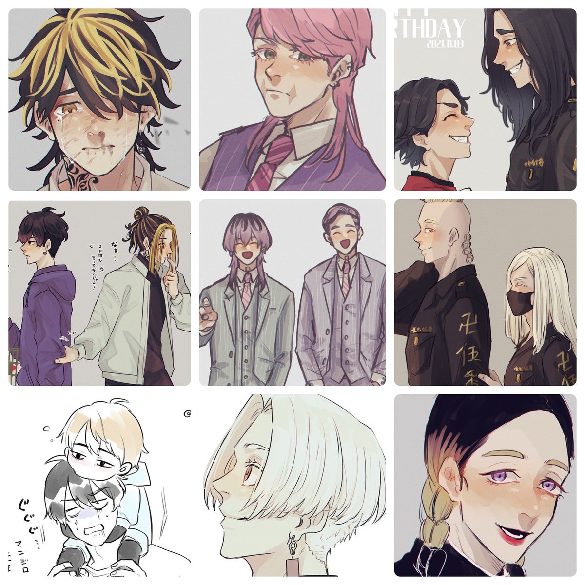 # 今月描いた絵を晒そう
ぬん 