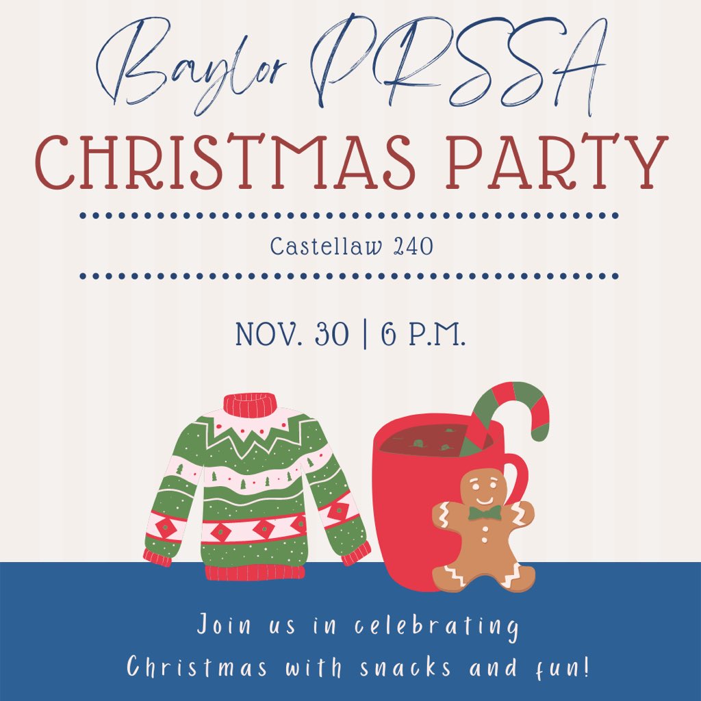 See you tonight for our Christmas Party at 6 p.m.!