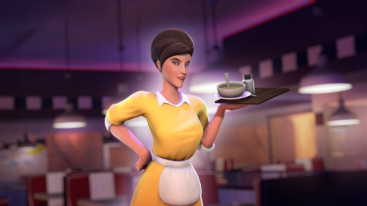 FizzleFortuneMF's tweet photo. Female Civilian (Waitress) Promotional Art (2016-2017)
Link to the actual model made can be found here: https://t.co/1fo0qmvnsZ https://t.co/w3FipbJcFJ