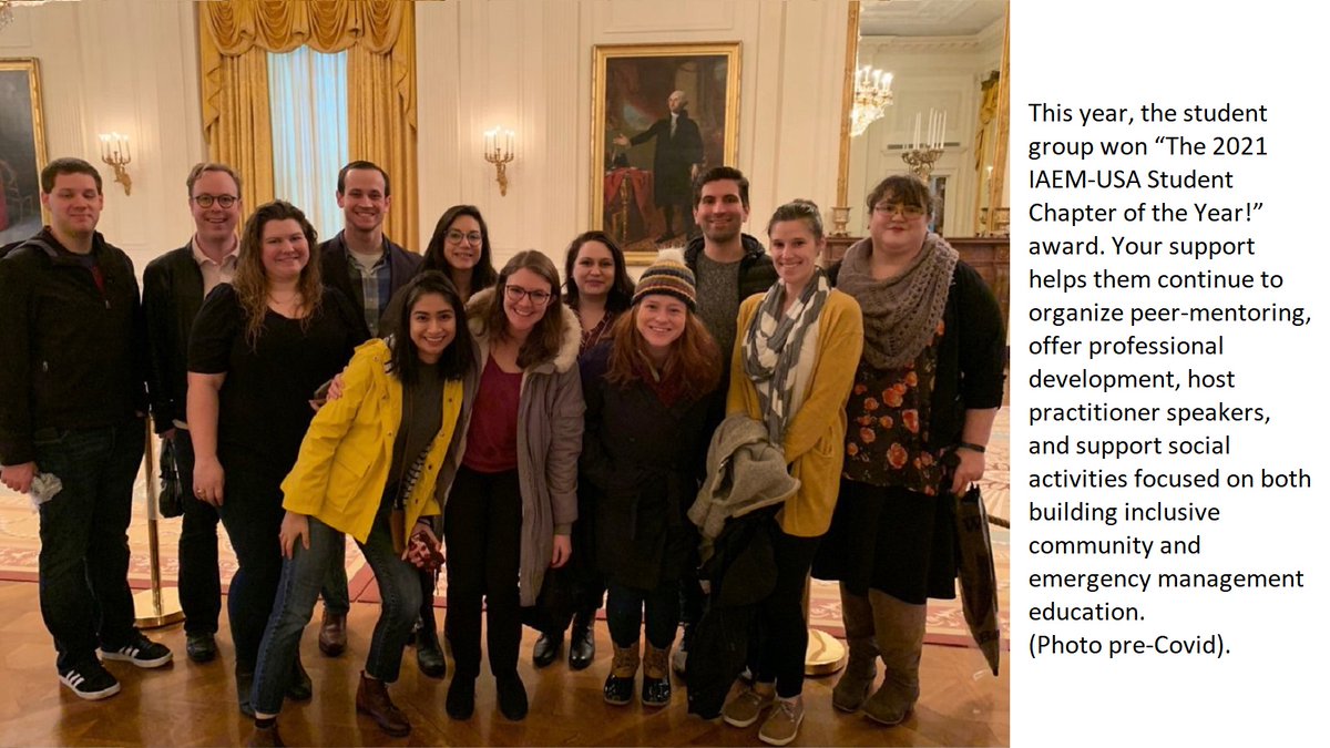 On #GivingTuesday, consider supporting the efforts of UD's IAEM@UD student chapter. Click the link in the following tweet to support these wonderful students. (1/2) <a href="/UDelaware/">Univ. of Delaware</a> <a href="/UDBidenSchool/">University of Delaware Biden School</a> <a href="/UDGradStudents/">Univ. of Delaware Graduate College</a> <a href="/IAEMatUD/">IAEM at UD</a> <a href="/iaem/">IAEM</a> #BlueHens