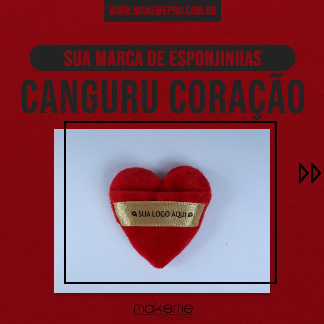 bymakeme's tweet photo. A esponja canguru coração foi idealizada perfeitamente para a aplicação de pó compacto ou solto permitindo um acabamento de leveza na pele. Com um formato diferenciado, de coração, foi criada para auxiliar e tornar ainda mais prática as suas produções https://t.co/cwcuWFYOVC