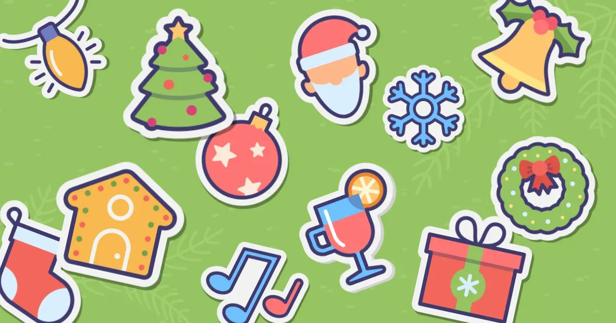 icons_8's tweet photo. ๐ Stick to the holiday mood with a festive set of Sticker icons! Ideas on how to useโฌ๏ธ #christmasicons
โญ๏ธ Christmas cards
โญ๏ธ invitations
โญ๏ธ real printed stickers for gift wrapping
โญ๏ธ banners
โญ๏ธ posts on social media
https://t.co/4qgnZRBpXA https://t.co/HkpBl8q7yq