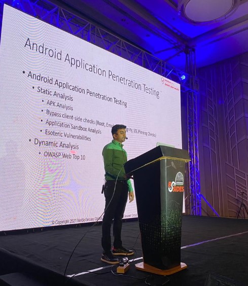 Sharan Panegav (@panegavsharan) on Twitter photo It was great experience presenting Esoteric android vulnerabilities at <a href="/bsidesahmedabad/">Security BSides Ahmedabad</a> with @realsanjay
#androidsecurity #infosec #cybersecurity It was great experience presenting Esoteric android vulnerabilities at <a href="/bsidesahmedabad/">Security BSides Ahmedabad</a> with @realsanjay
#androidsecurity #infosec #cybersecurity