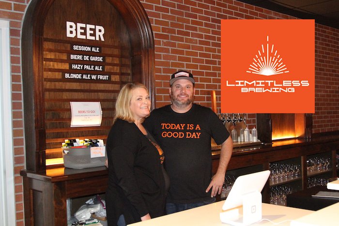 BierStation's tweet photo. Tap launches since COVID have been a rarity. That's why we are pumped to welcome @limitlessbrew 4 p.m. Friday: 
TAPS:
-- All Too Well Blackberry Cream Ale
-- JoCo Juice NE IPA
-- Metro Haze IPA
-- Jude's Milk Stout
CANS:
-- JoCo Juice 16 oz. https://t.co/36eVaJcj8G