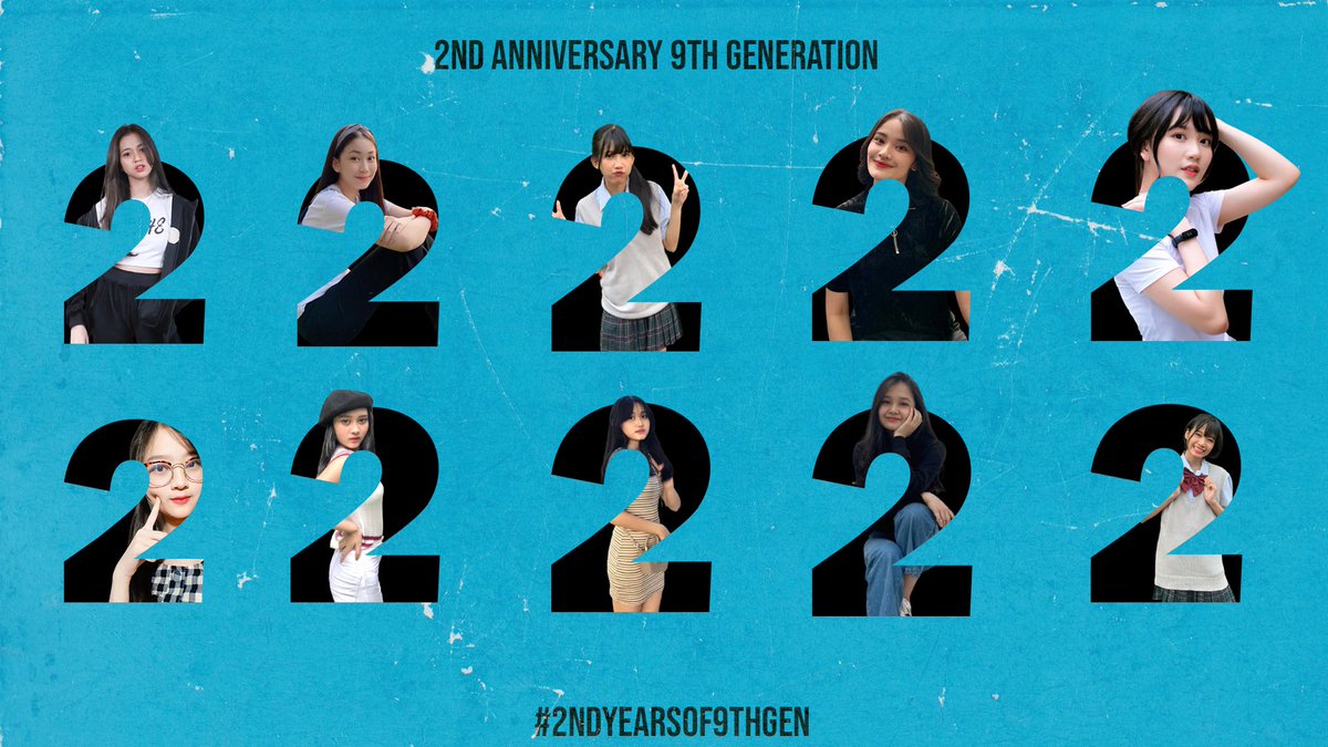 🍀 2nd Anniversary of JKT48 9th Generation 🍀

1 Desember 2019 ada hari pertama dimana Generasi 9 JKT48 diperkenalkan ke publik untuk pertama kalinya.

Besok, 1 Desember 2021 tepat 2 tahun mereka bersama

#2ndYearsOf9thGen 
#2ndQuestSurviFOUR 

@Caithlylynn_gs <a href="/nyabirra/">.</a> <a href="/A_abel17/">christabel</a>