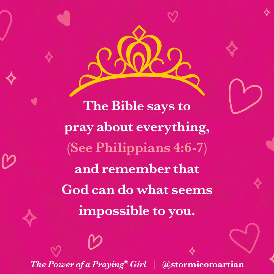 StormieOmartian's tweet photo. ๐Moms and Dads of daughters, you can use these as a conversation starter with your girls! Tag a friend with daughters so they can use it too.
๐"The Power of a Praying Girl" is OUT NOW! Order here: https://t.co/HNpxbJxXtl
#ThePowerofaPrayingGirl #TweenGirls https://t.co/EziuoLM5te