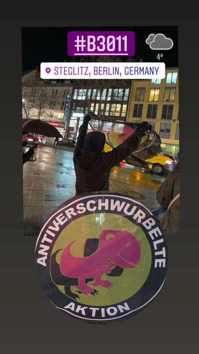 BERLIN_KATTA's tweet photo. Am #b3011 schwurbelten erneut die #fckcovidioten in #steglitz. #solidrosa rief zum Gegenprotest, wir waren da. #TyranneiDerUngeimpften #ihrseidnichtdasvolk #washabtihrgetan #wirsindmehr #antiverschwurbelt https://t.co/2tVICJsvnN