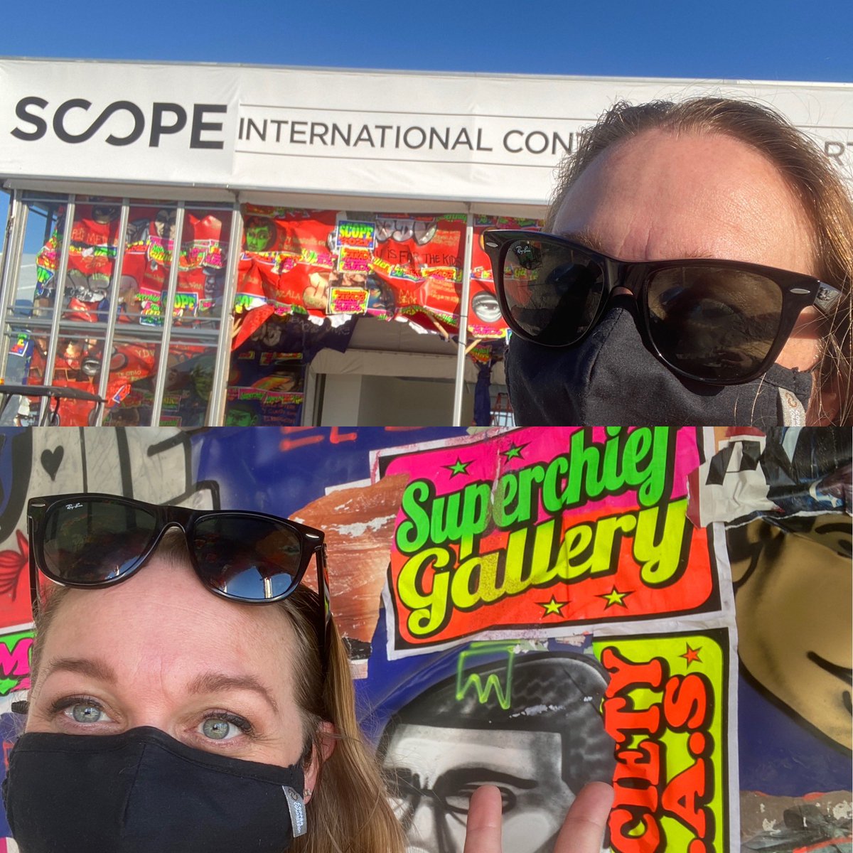 RebeccaRose's tweet photo. Platinum vip preview at  @SCOPEArtShow and ran into some of my favs like @SuperchiefNFT Gallery, Kathie Olivas (with NFTs through @YellowHeartNFT!), Lucia Carvalho, @travislouie ♥️♥️

Art Basel Miami Beach #baseltov! https://t.co/exOIn8HqCh