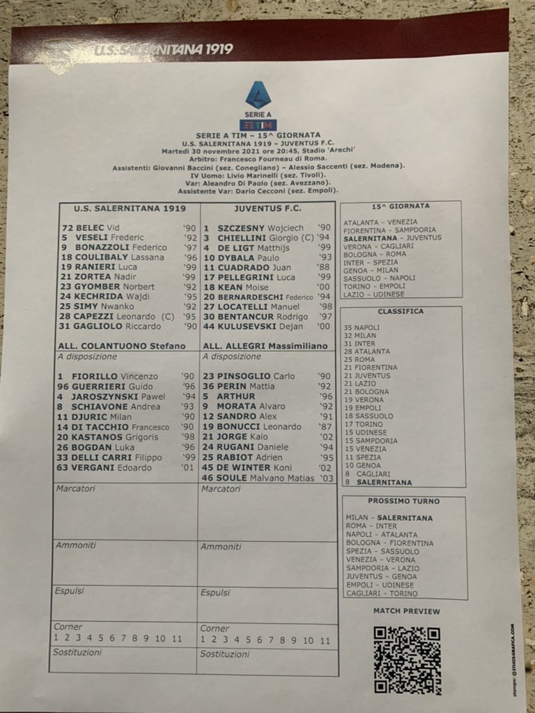 GiBifulco's tweet photo. @OfficialUSS1919 
@SerieA #Scouting https://t.co/81rRSvctOR