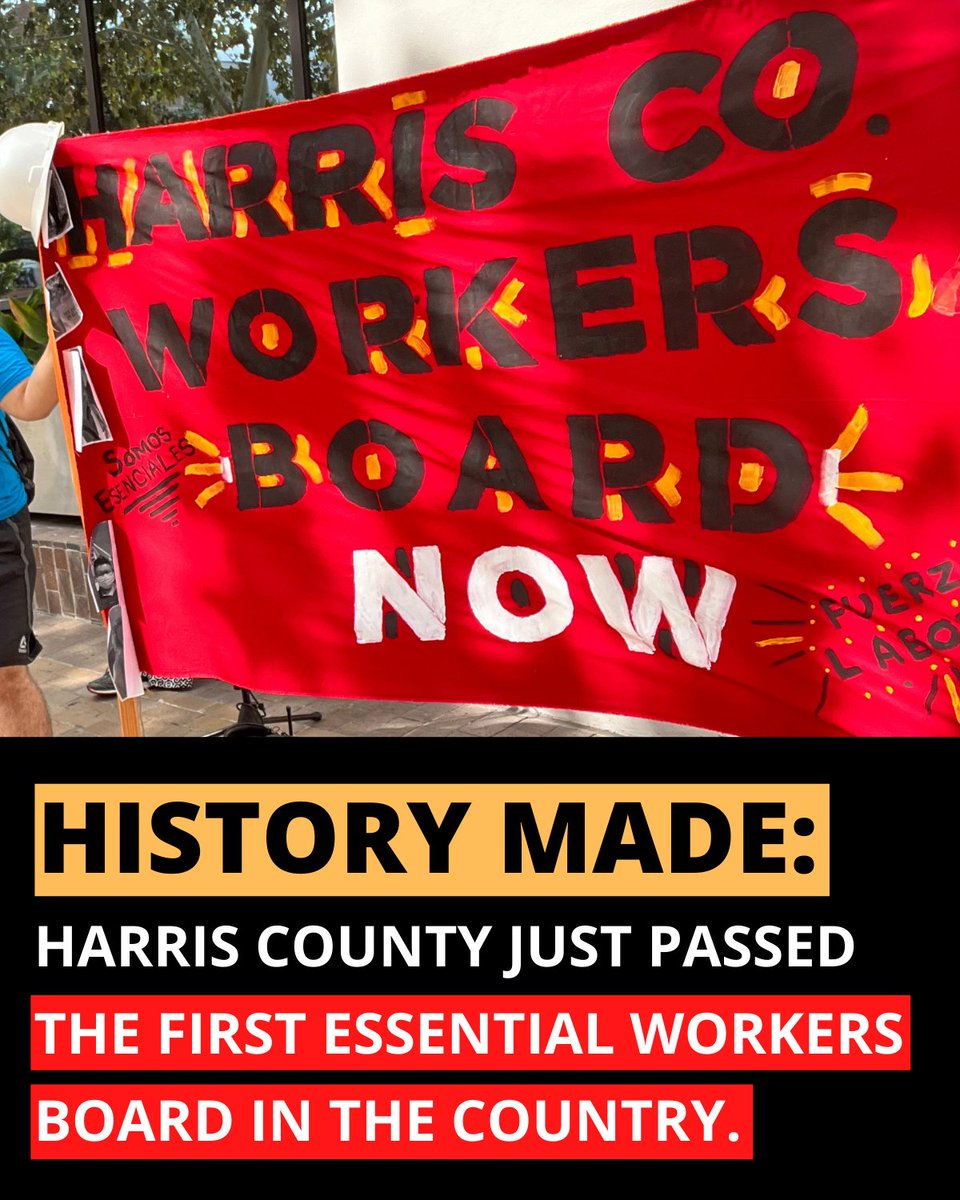 jwjnational's tweet image. Full statement on today's passage of a first of its kind Essential Workers Board in Harris County, TX. 
👇🏾👇🏾
bit.ly/3I7v3UT