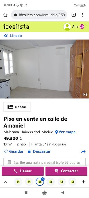 El curioso anuncio de un piso en venta en pleno centro de Madrid que ha  indignado a las redes | Marca