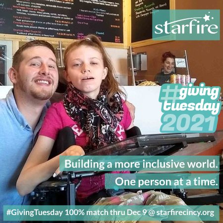 RobbieRiserJenn's tweet photo. I'm so grateful for the #GivingTuesday2021 gifts today to @StarfireCincy When you give, we can give more time to people &amp; families. https://t.co/zFQFcl7X87 https://t.co/1nAod6IfXw