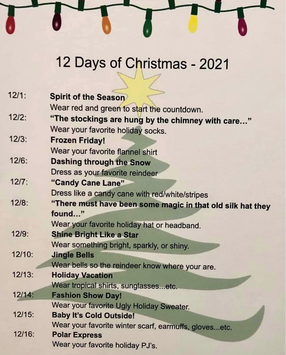 LakeWorthISD's tweet photo. Get in the spirit! Our holiday countdown begins! All campuses will be following the same countdown, so send us your pics with the hashtag #12DaysOfBullfrogs ! 

Tomorrow, wear red and green. https://t.co/PuXzLw9iFF