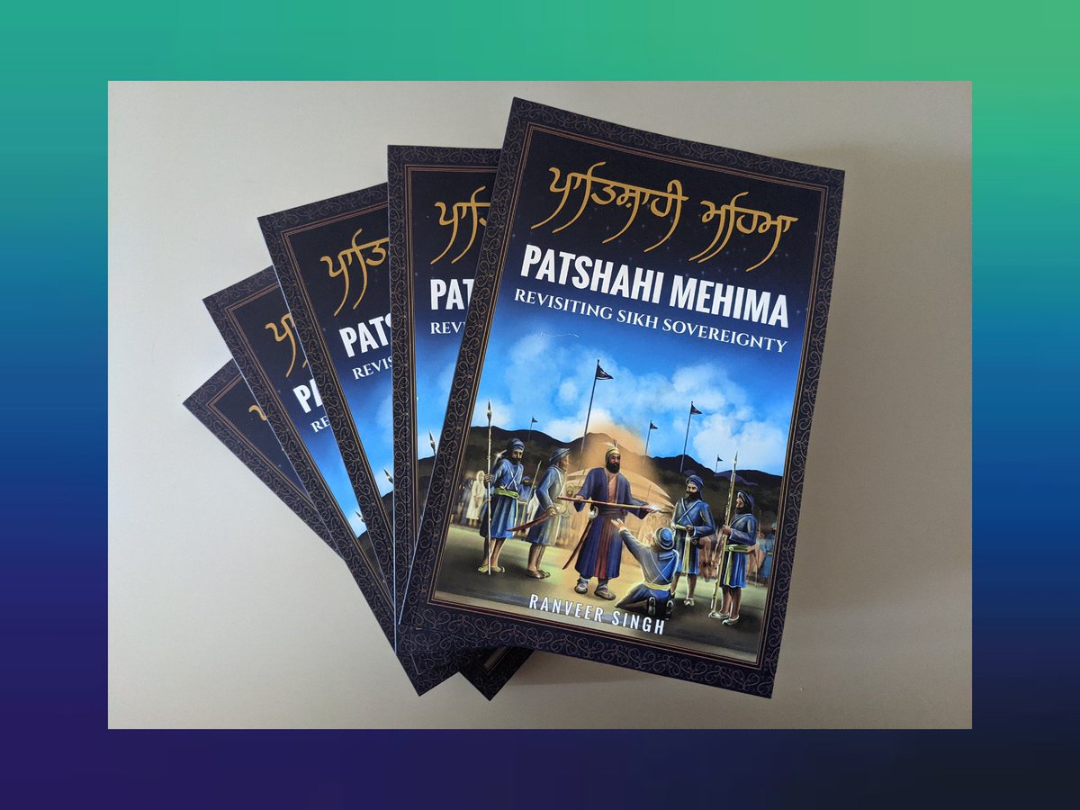 Over the weekend I started @RanveerSP's incredible new book 'Patshahi Mehima - Revisiting Sikh Sovereignty'.

Thoroughly researched and wonderfully written - a vital read for the Sikh community and beyond on the revolutionary rise of the Sikh Panth <a href="/KhalisHouse/">Khalis House Publishing</a>