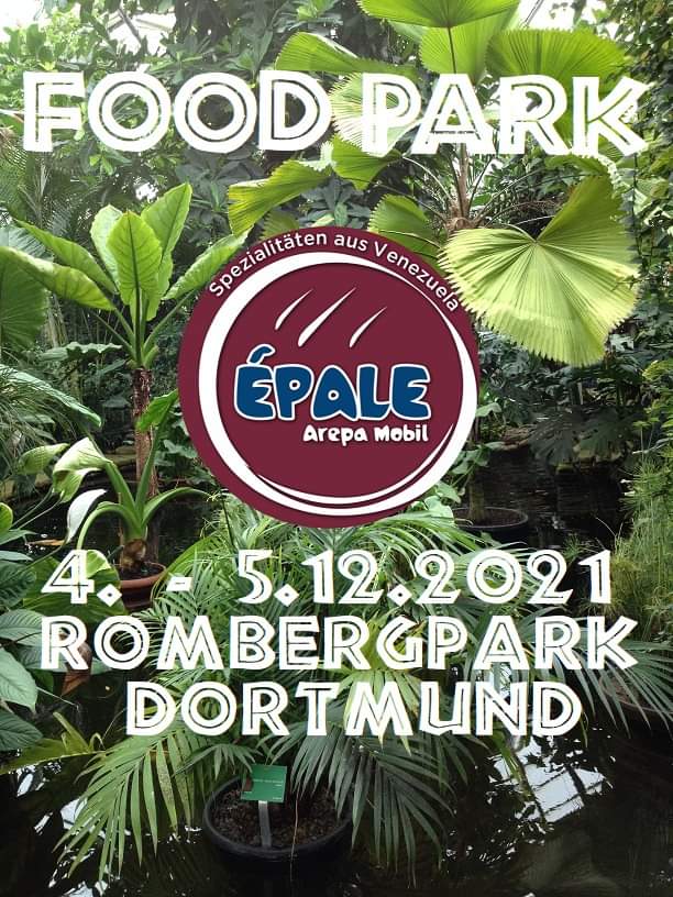 Dieses Wochenende beim FOOD PARK Rombergpark 4.-5.12.2021 in Dortmund!
Este fin de semana en el FOOD PARK Rombergpark 4.-5.12.2021 en Dortmund!