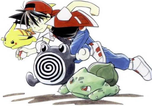 Red getting a bulbasaur >>> 