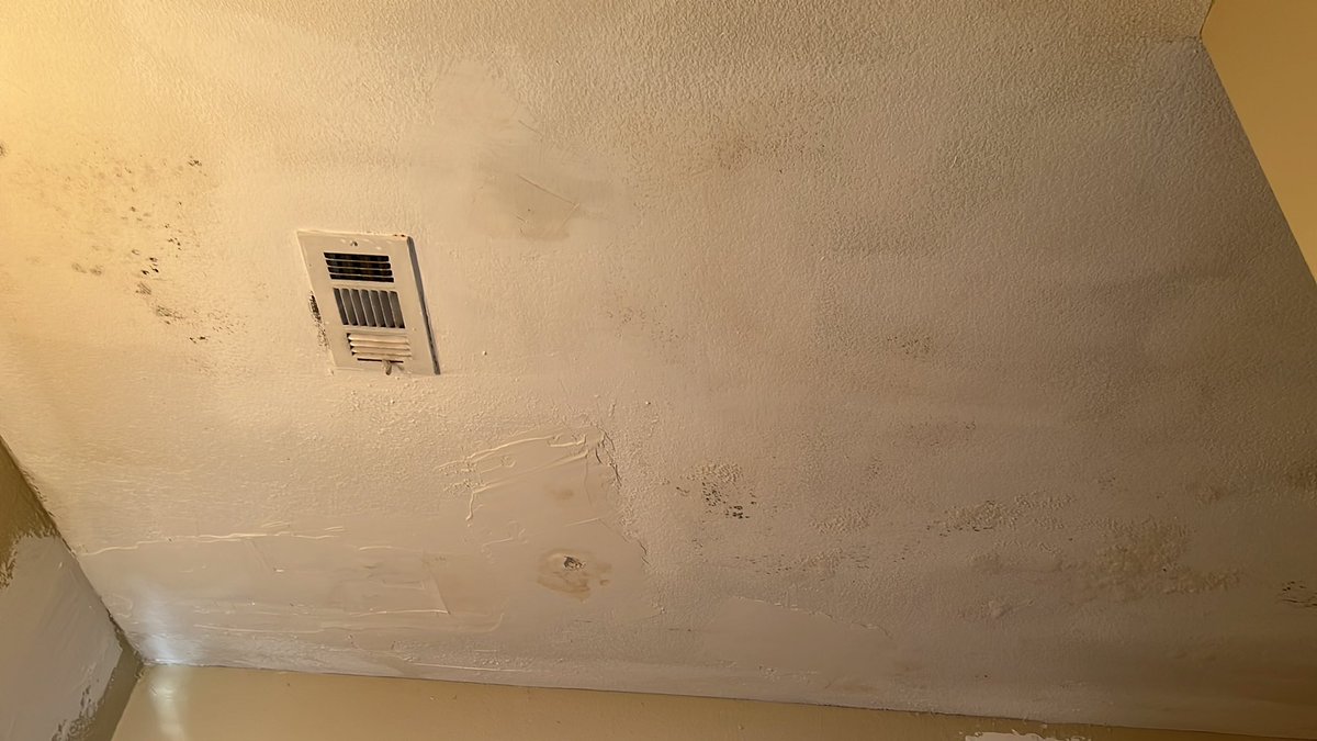 cookiemonarch14's tweet photo. Hey @ksatnews sorry to bother y’all again but I’ve got a 30 minute recording discussing apartment issues that our upstairs neighbors as well as me and my roomies are experiencing. Other residents are facing similar issues. Here’s some pics from my apartment https://t.co/ONcuMUVKvj