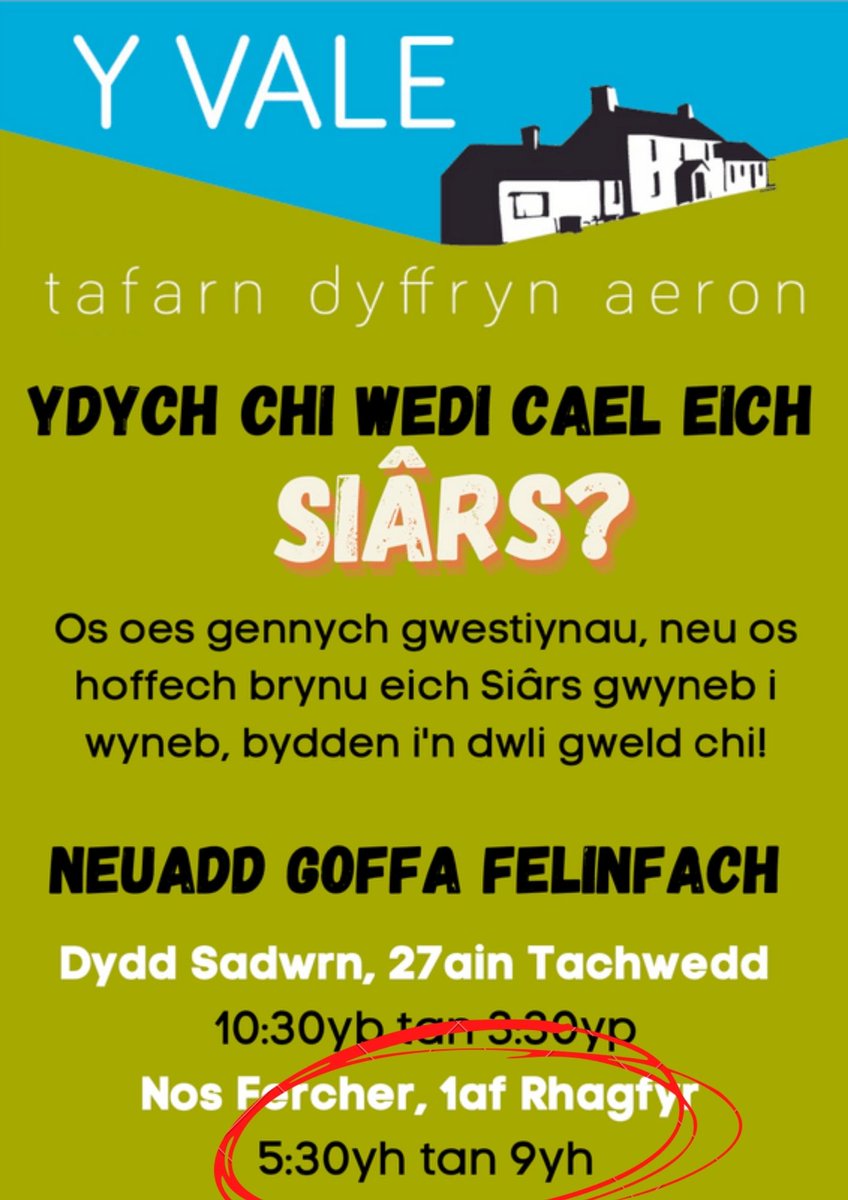 📮 Bobol Dyffryn Aeron... yw hwn wedi lando ar eich mat wythnos 'ma?
Be chi'n meddwl 'de... yw bywyd yn Vale i gyd?!
Safiwch stamp. 
Galwch draw i Neuadd Felinfach nos *fory* gyda'ch ffurflen i brynu siârs. (5.30-9pm)
#cymuned #gydangilydd