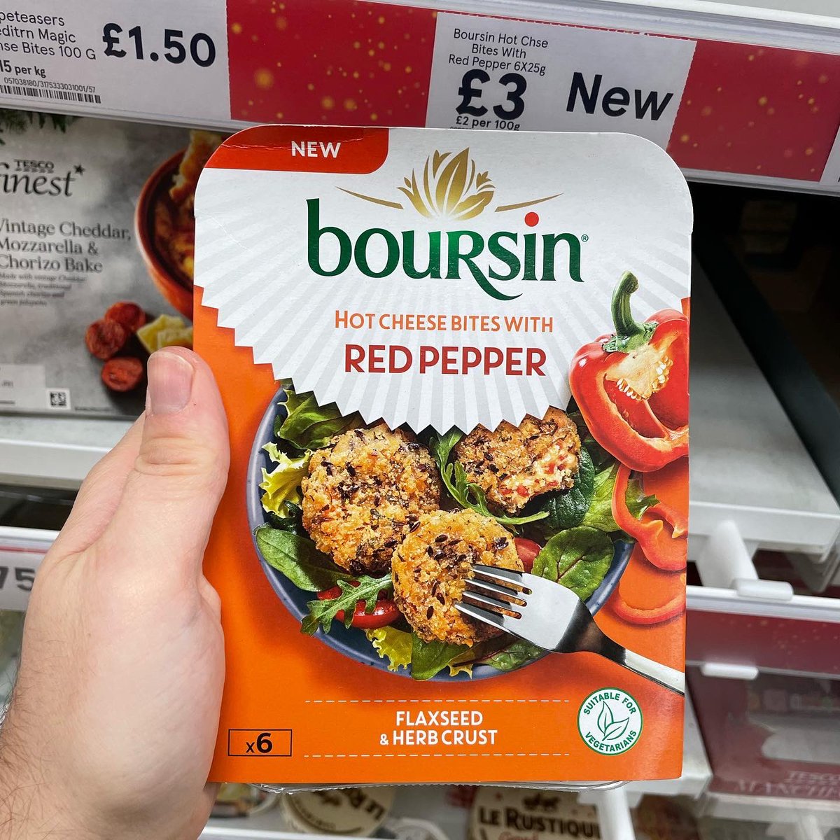 All_Things_New_'s tweet photo. Boursin Finds! 🧀 At Tesco @BoursinUK #boursin #cheese #wellthisisnew https://t.co/VLYl9uwGt3