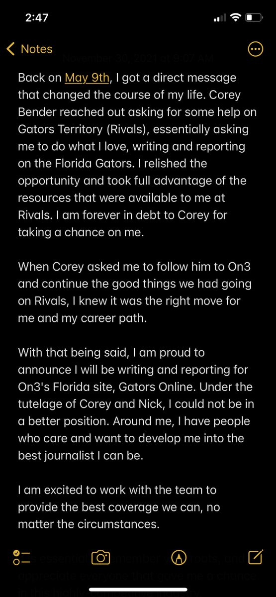 KeiserDonavon's tweet photo. I am ecstatic to announce my next step... #Committed @GatorsOnline @on3 @On3recruits @Corey_Bender @delatorre https://t.co/WKaYSGe6EA