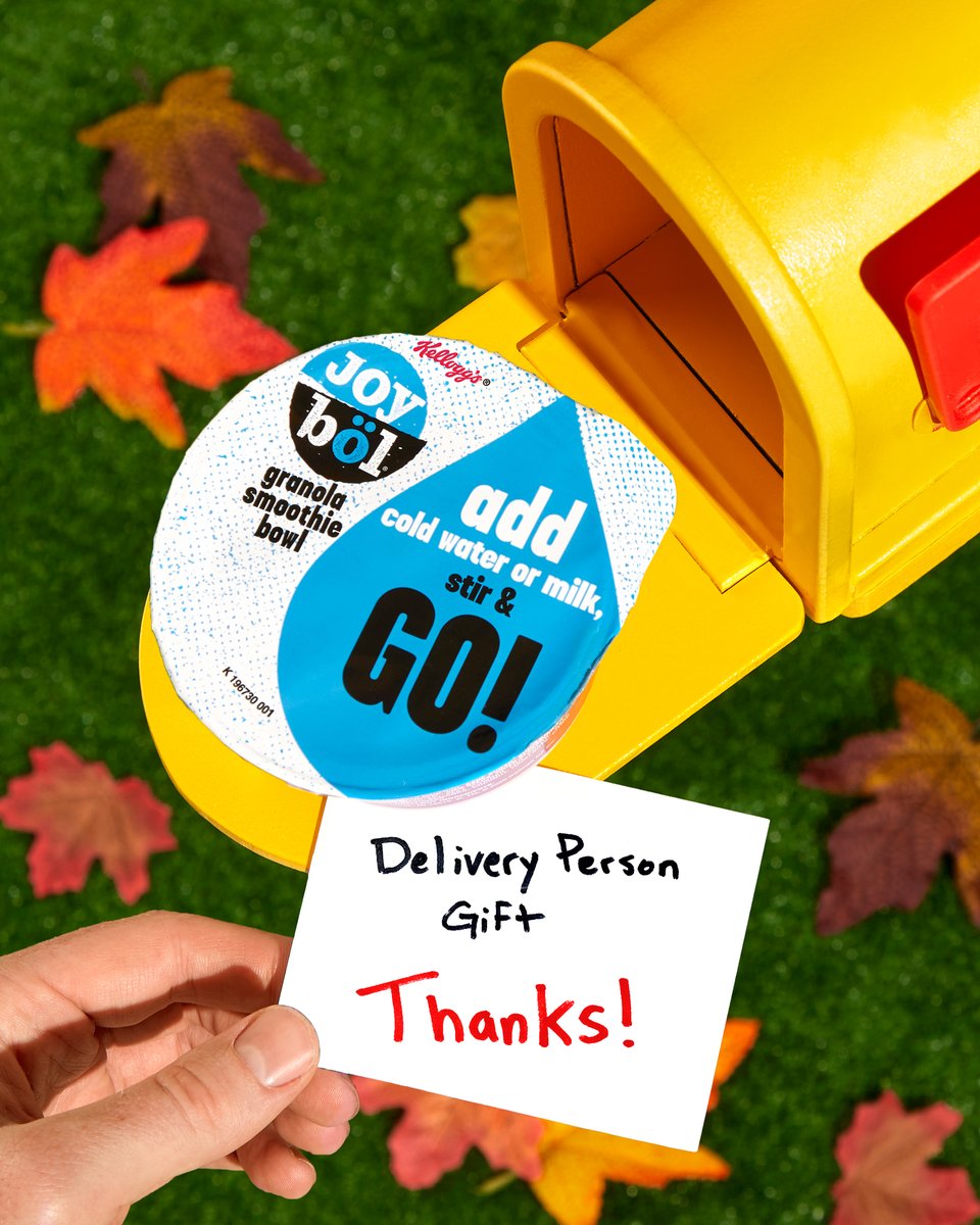 When you want to thank the lovely people who have delivered your Amazon Joybol orders all year… You know what to do!