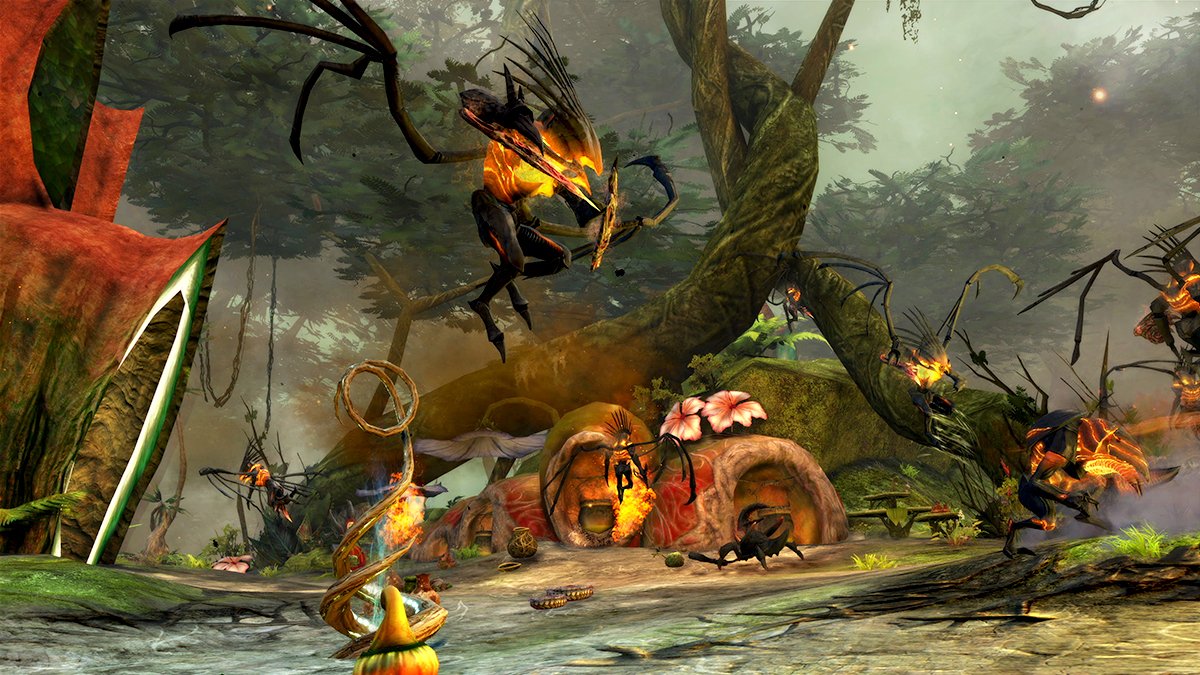 GuildWars2's tweet image. Taimi's research is detecting something deeply sinister, and it's up to you to uncover the truth! This week's "Return to Living World" episode rotation—Champions—and ALL of its chapters, is available now for you to obtain FOR FREE starting now!