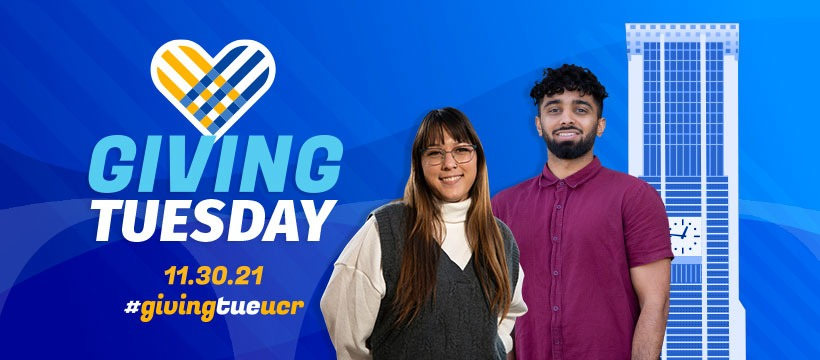 It’s Giving Tuesday! Help our Highlanders by #GivingTueUCR at dayofgiving.ucr.edu. 🤍💛💙