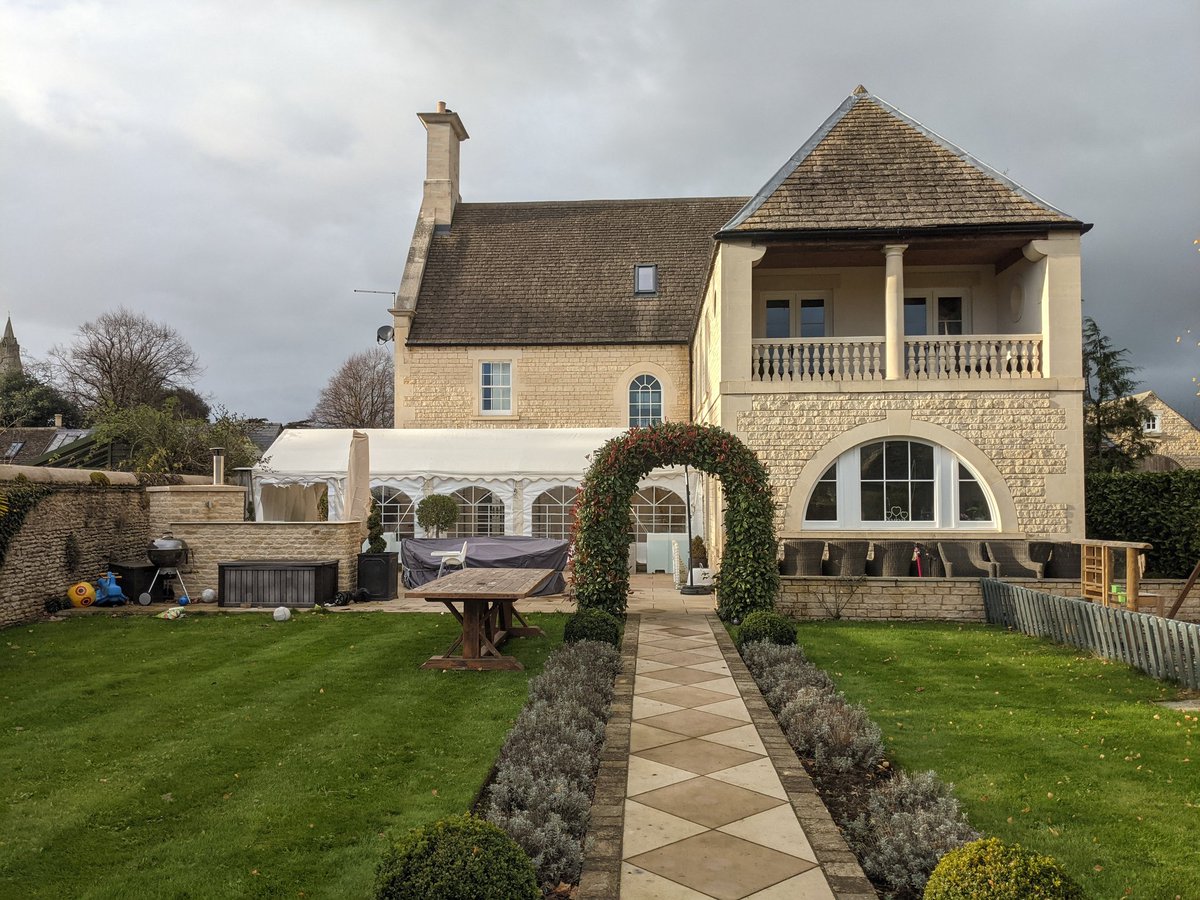 SawtryMarquees's tweet photo. One of our frames we had out over the weekend during Storm Arwen, weighed down on a patio.
Fortunately the weather did not stop my customer from having a great time.
#yourgardenyourparty #gardenmarquee https://t.co/FnZfowgt4c