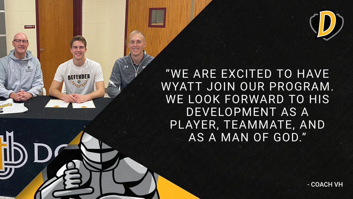 🚨 Defender Alert! 🚨

Exited to welcome Wyatt Gulker to the <a href="/dordtuniversity/">Dordt University</a> and Defender Basketball family! #DefenderWay