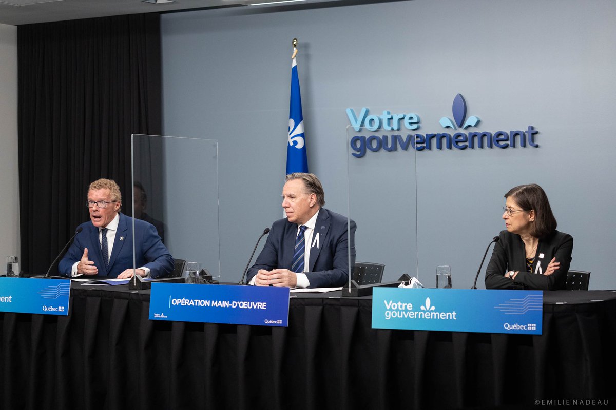 L’Opération main-d’œuvre est une nouvelle initiative, qui s’ajoute à celles déjà mises en place, afin de réduire la pénurie de m-o dans les secteurs priorisés. La formation, l’accompagnement des personnes sans emploi et l’immigration ciblée sont des solutions gagnantes!