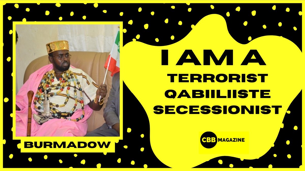SahalMagazine's tweet photo. Burmadow was sent to  to create hatred and division. 
👉He sympathised AS #Godane who massacred more than 2M in #Mogadishu.

👉 By belonging to the same clan.

👉Vehemently defends #Somaliland secession, says it's a "public will".

TAKE HIM TO COURT @MunicipalityMog https://t.co/tkq65wZSKq