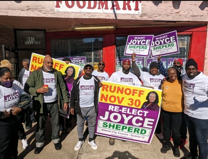 Thank you to ALL of my supporters! We receive ALL of your well wishes! We need our supporters to get to the polls and VOTE! Polls are open until 8pm and you MUST goto your assigned polling place. Visit mvp.sos.ga.gov to see where you vote. VOTE today #MakeJoyceYourChoice