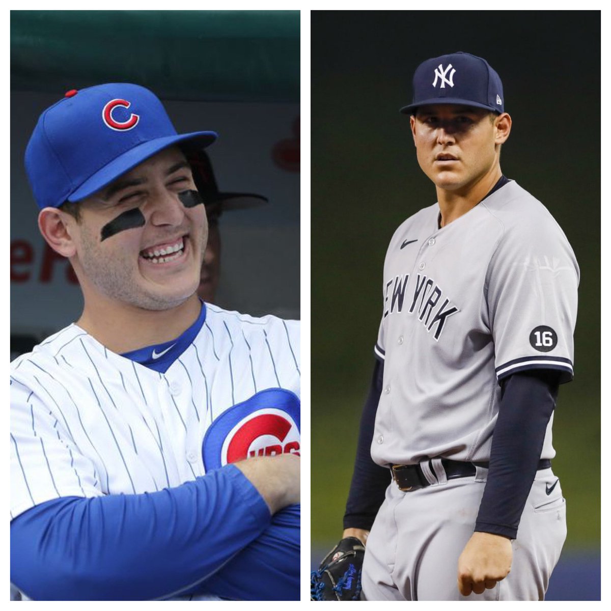 CarlosMJRS's tweet photo. @JDebursk @JonHeyman Why does every player in a Yankee uniform look like the villain version of their real selves? https://t.co/LOKMgHP0F2
