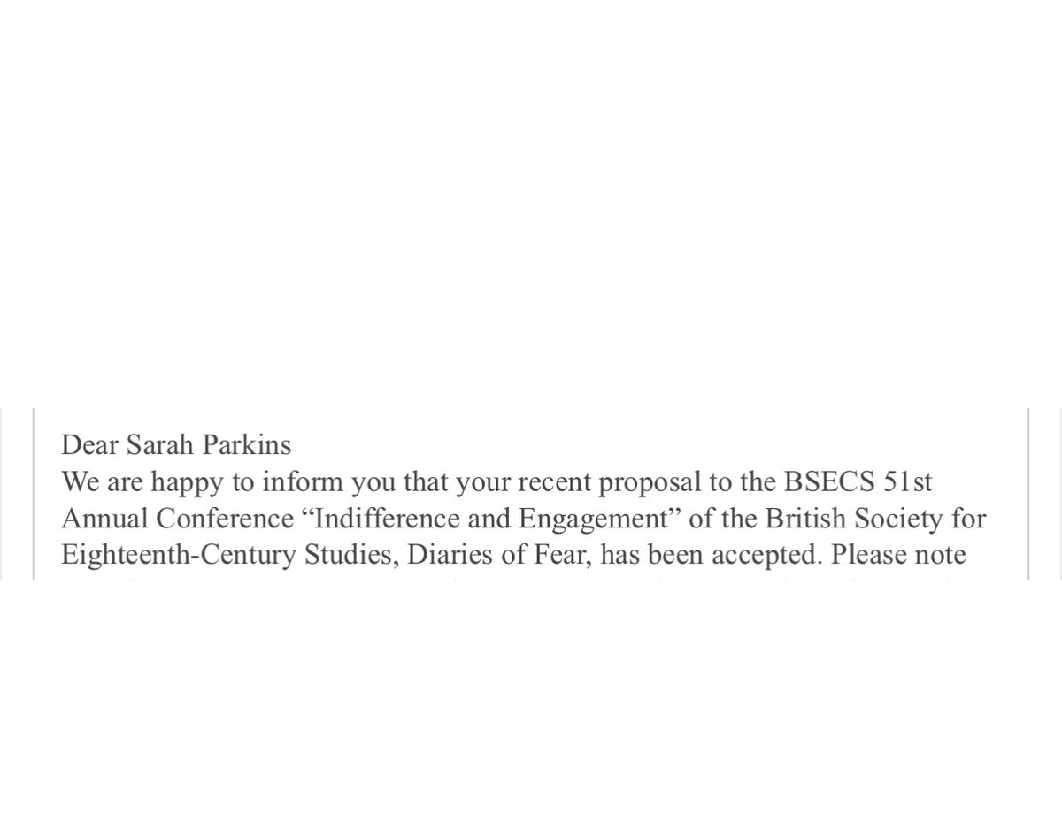 S_Parkins1's tweet photo. I am so excited! My PhD paper has accepted at @BSECS ❤️ Bring on January! @_UoW https://t.co/ELEDFzHbQ3