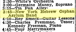 helenewecker's tweet photo. Researching NYC radio schedules in 1930 (no reason 😉) and look what I found on an April afternoon on WOR! #HiddenPalace https://t.co/55Sr7WGYO1