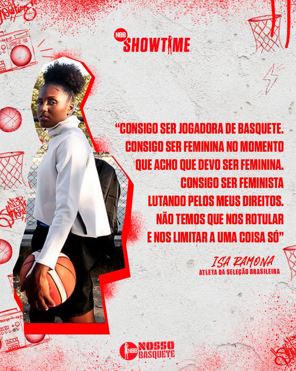 UARA WOMAN! 🔥

No quinto episódio do nosso querido #NBBShowTime, a <a href="/IsabelaRamonam/">Isabela Ramona</a> aproveitou o tema LifeStyle para dar uma verdadeira aula sobre os diversos papéis que as mulheres podem exercer dentro da sociedade e do #NossoBasquete 😍

#NBB #basquete #basketball