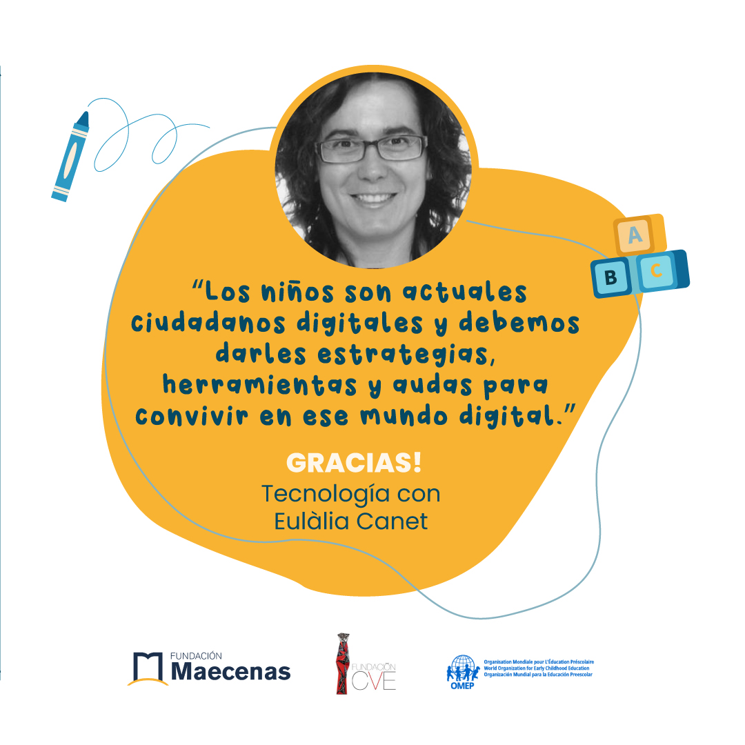 EducaExperience's tweet photo. 📲📚 Gracias @eulaliacanet por ser parte de esta nueva edición de #EducaExperience! 👏🏼🥳
🎬 Pronto todos los inscriptos podráis revivir su conferencia de este #CongresoEducaInfantil en diferido! https://t.co/2EhVKdTtGE